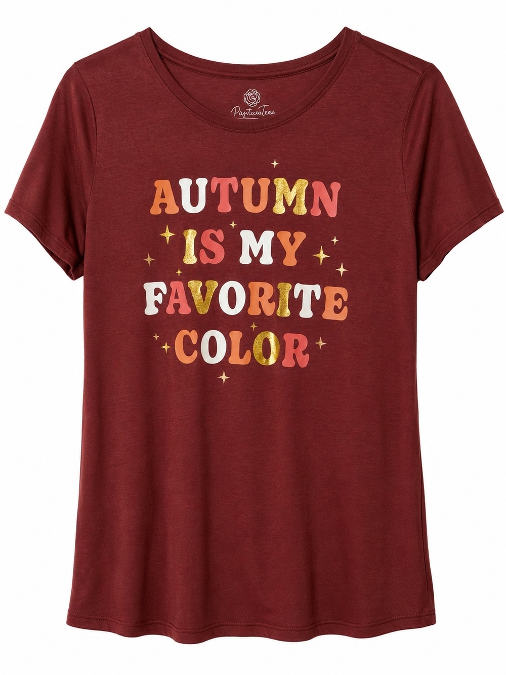 Papyrus Autumn Is My Favorite Color Graphic Tee - Burgundy